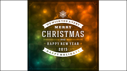 Dream Christmas and New Year WordArt vector material