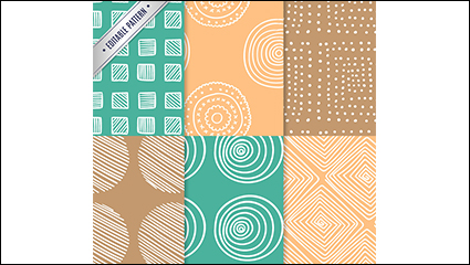 6 white lines seamless background vector material