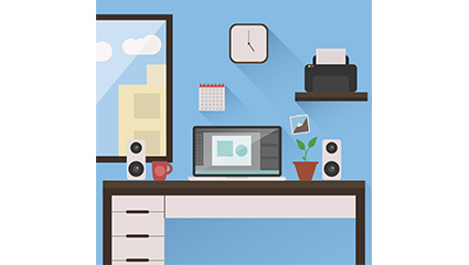 Tidy studio illustrator vector material