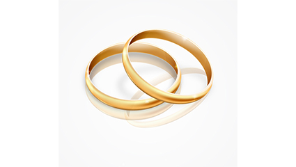 Golden Ring Design Vector