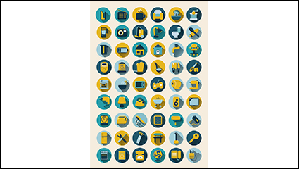 54 paragraph household goods icon vector material