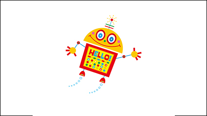 Hello robot vector material