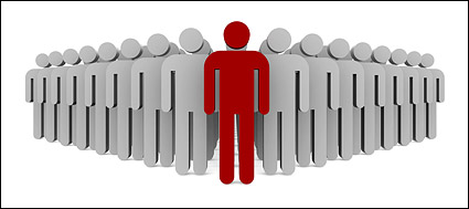 3D images arranged in little material