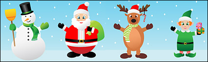 Cute cartoon Christmas