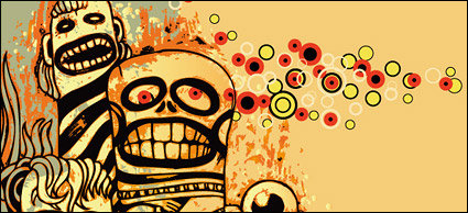 Abstract vector illustration material trends