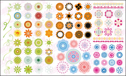 More than a circular pattern vector material fashion