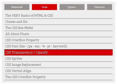 The tab and practical code based on jQuery
