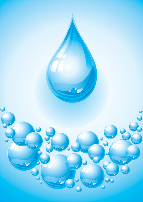 Droplet material bubble texture vector