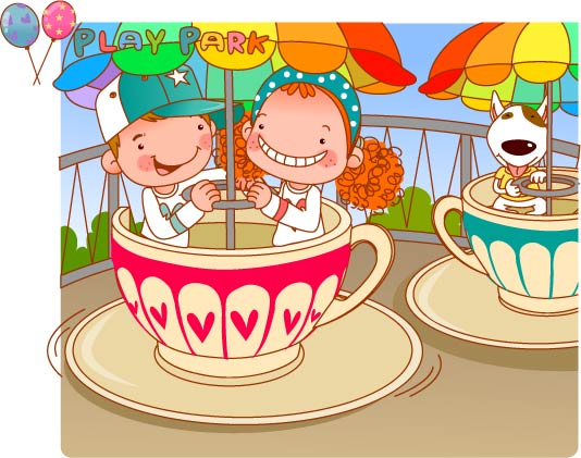 Bulk of the girls living vector 10