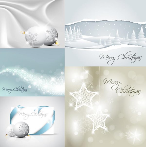 White Christmas Vector