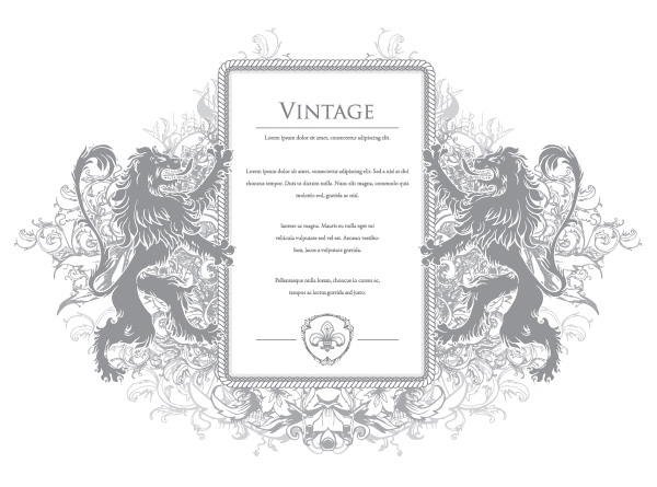 &nbsp;European cool pattern - Vector