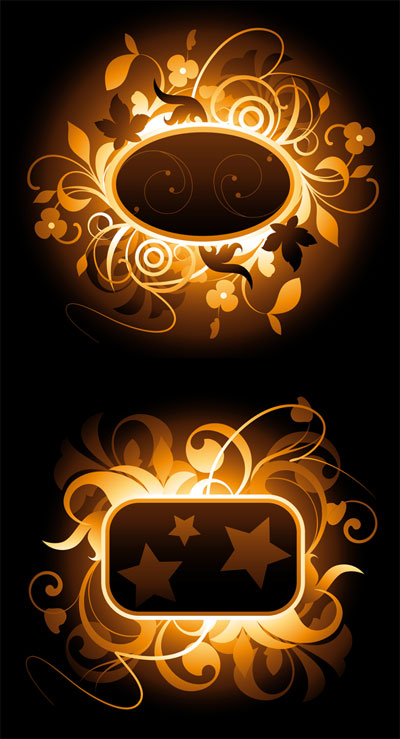 Vector pattern border