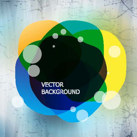Gorgeous three-dimensional illustration background vector material -3