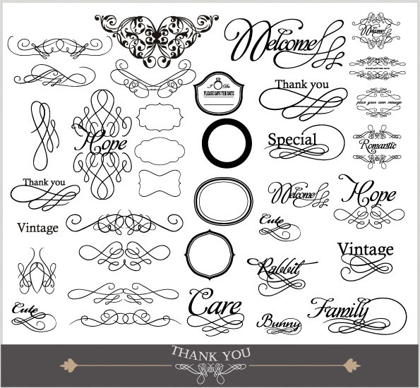 European-style lace border 01 - vector