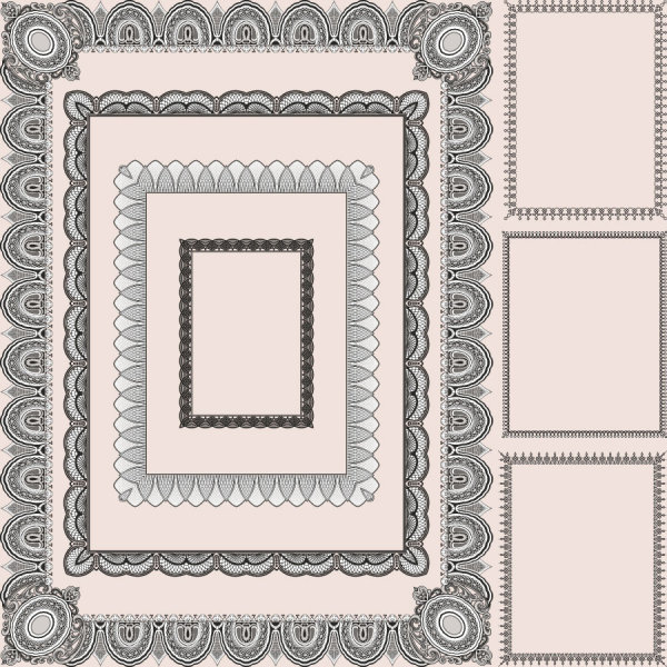 Classic pattern framework 01 - Vector