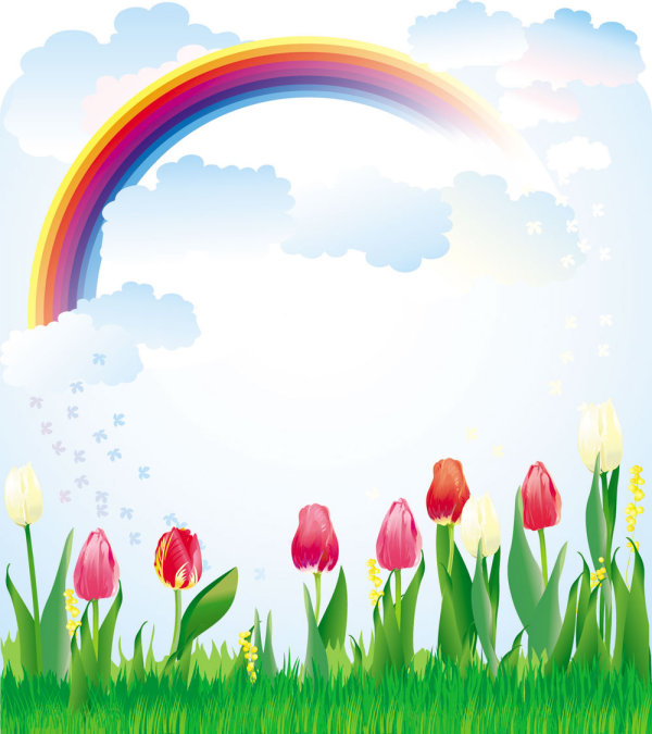 Cartoon Rainbow 05 - vector