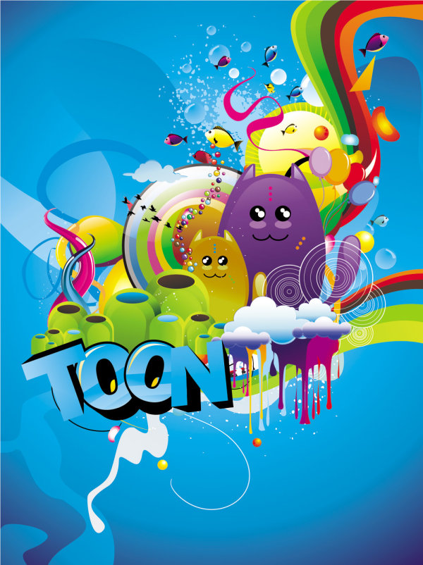 Fashion illustrator 03-- vector material