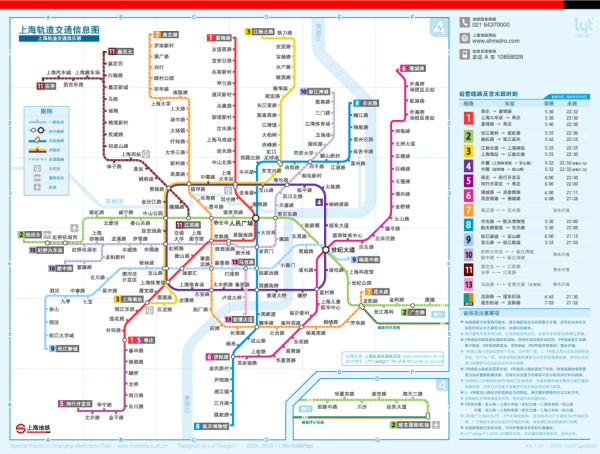 Shanghai rail transit map in pdf format