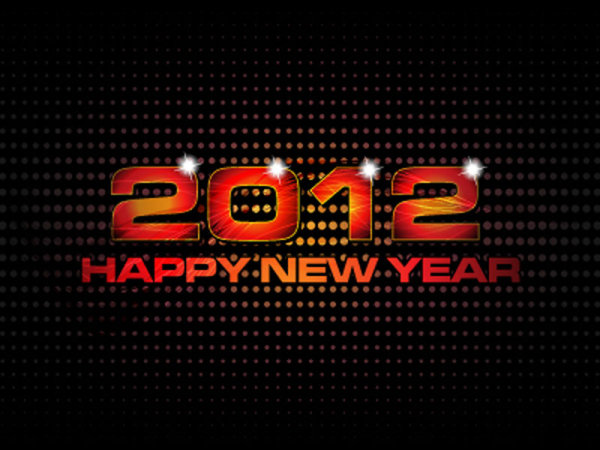 2012 Year of the Dragon Design 04 - vector material