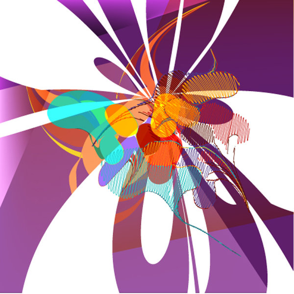 Gorgeous pattern color pattern 02 - vector material