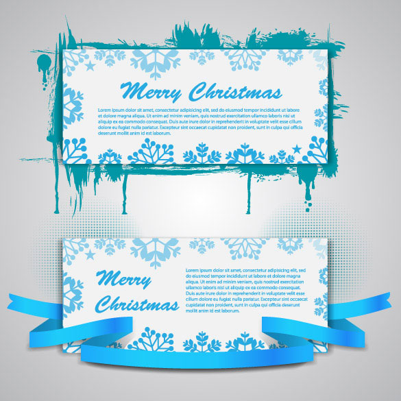 Christmas banners 03 - vector
