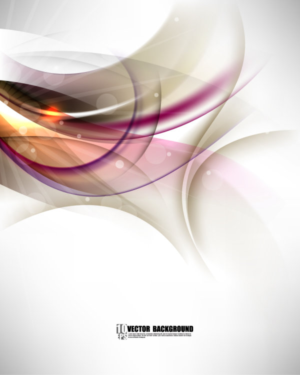 A gorgeous dynamic flow line background 03 - vector material