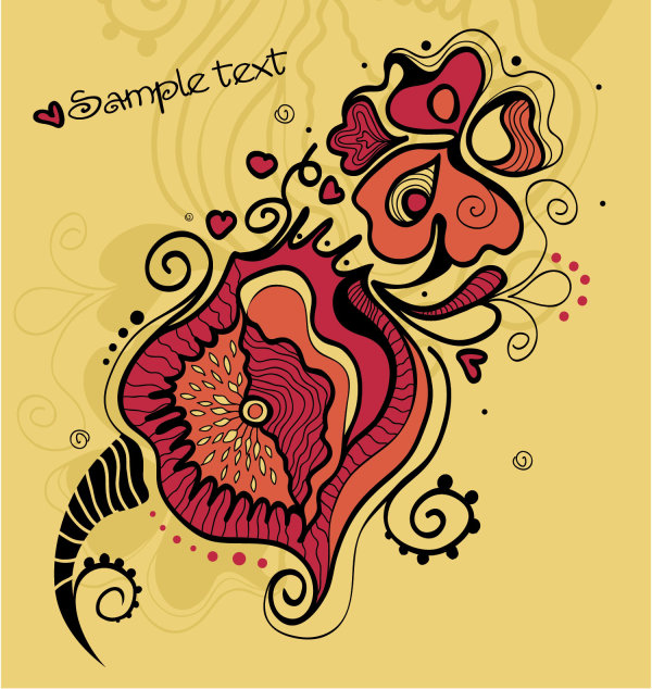 Fine illustrator patterns 05 - vector material