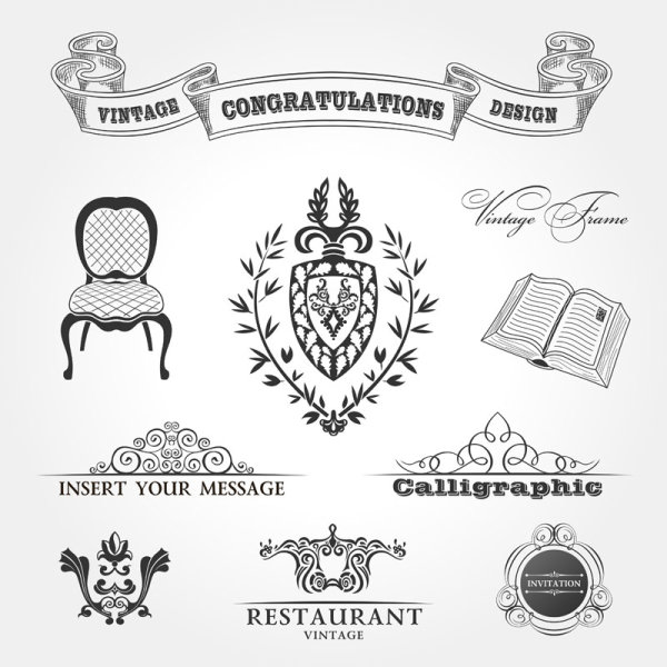 European pattern 02 - vector material