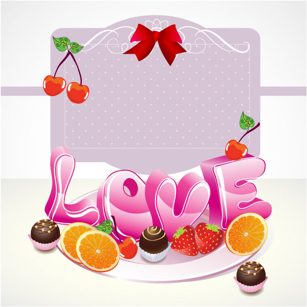 Cute Valentine Design 01 - vector material