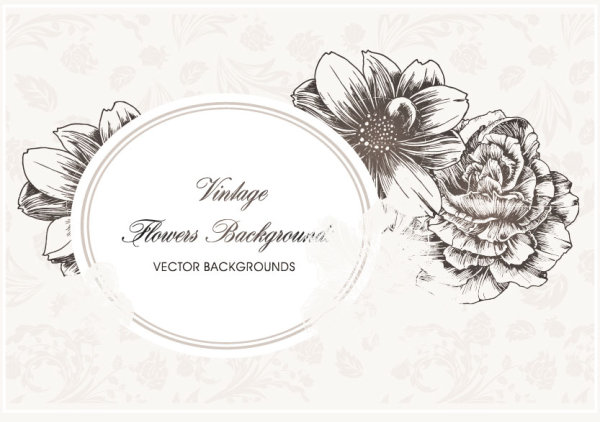 Line art pattern background 02 - vector material