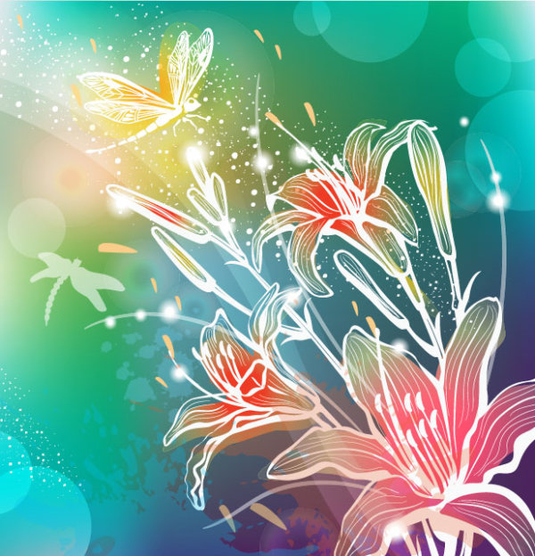 Gorgeous pattern background 03 - Vector