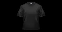 Blank black T-shirt picture material