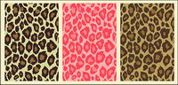 Multi-color leopard vector material