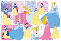 Snow White and the pattern vector material -2