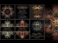 European and American classic cool fantasy material texture vector