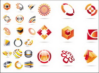 Three-dimensional symbols - Vector