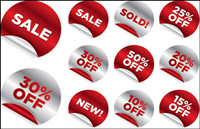 Crimping Stickers for Sale Vector