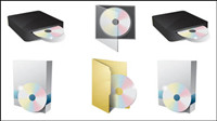 CD-ROM icon 02 - vector