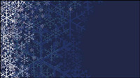Beautiful snowflake pattern background 01 - vector material