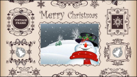 Christmas pattern border 02 - vector material