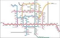 Beijing Subway Transportation Vectors