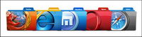 Popular web browser folder icon png