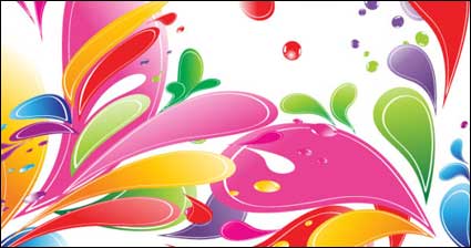 Fun drop shape element vector material