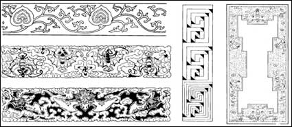 Material of the 17 Chinese classical vector