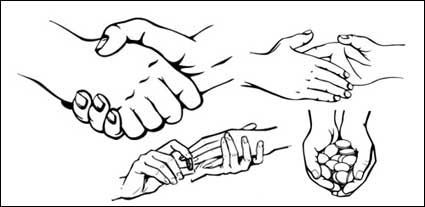 Vector material useful gesture (2)