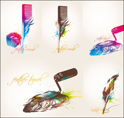 Feather Theme Vector