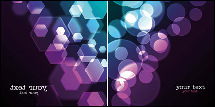 Brilliant fantasy background 02-- vector material