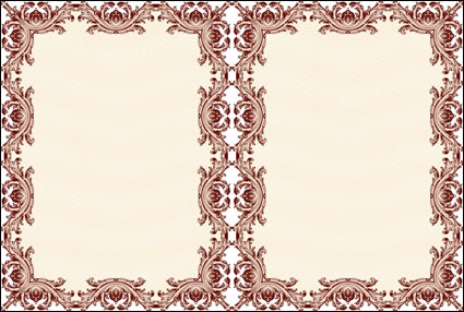 Classic security pattern border  01 - Vector
