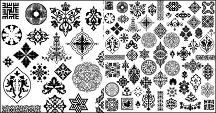 Ancient style pattern - vector material