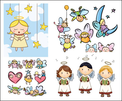 cartoon Angel vector material